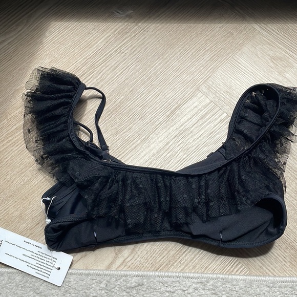 Black swim suit top. - Picture 2 of 2